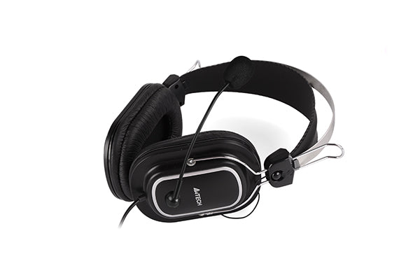 A4Tech HU-50 ComfortFit Stereo USB Headset with clear sound, noise-canceling mic, and comfortable fit in Pakistan