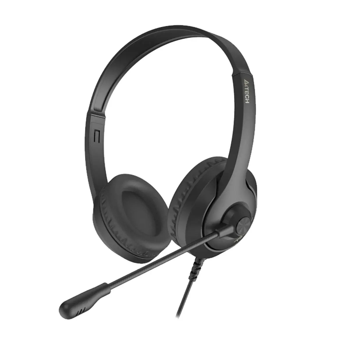A4Tech FH100U Stereo Headset with clear audio, noise-canceling microphone, and comfortable over-ear design in Pakistan