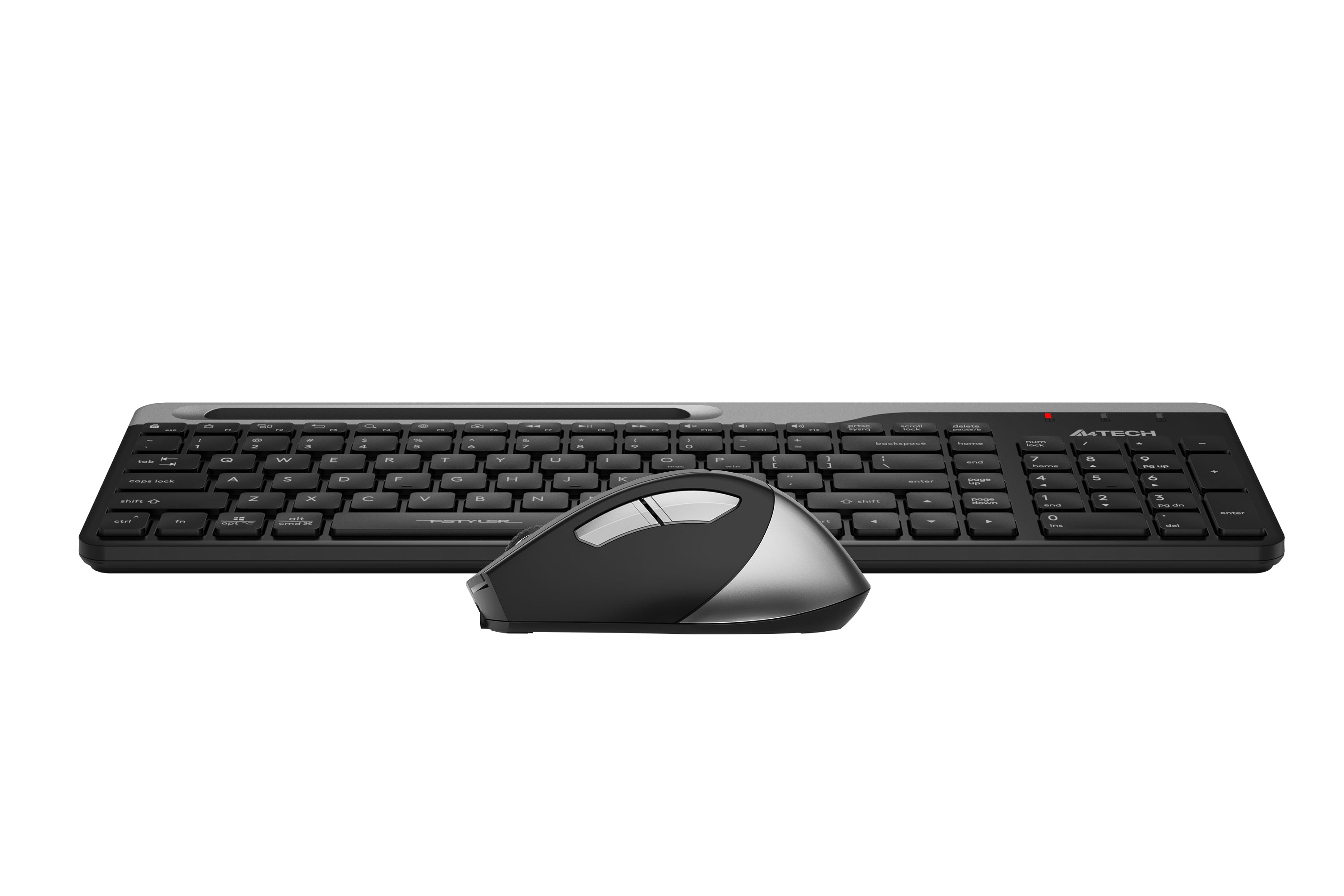 A4Tech FB2535CS Bluetooth & 2.4G Wireless Desktop Set with smooth typing, precise mouse, and elegant design in Pakistan