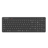 A4Tech FBK27C AS Bluetooth & 2.4G Rechargeable Wireless Keyboard Black Edition with slim design and smooth typing in Pakistan