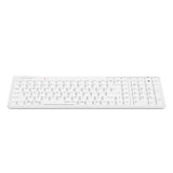 A4Tech FBK27C AS Bluetooth & 2.4G Rechargeable Wireless Keyboard White Edition with elegant style and quiet keys in Pakistan