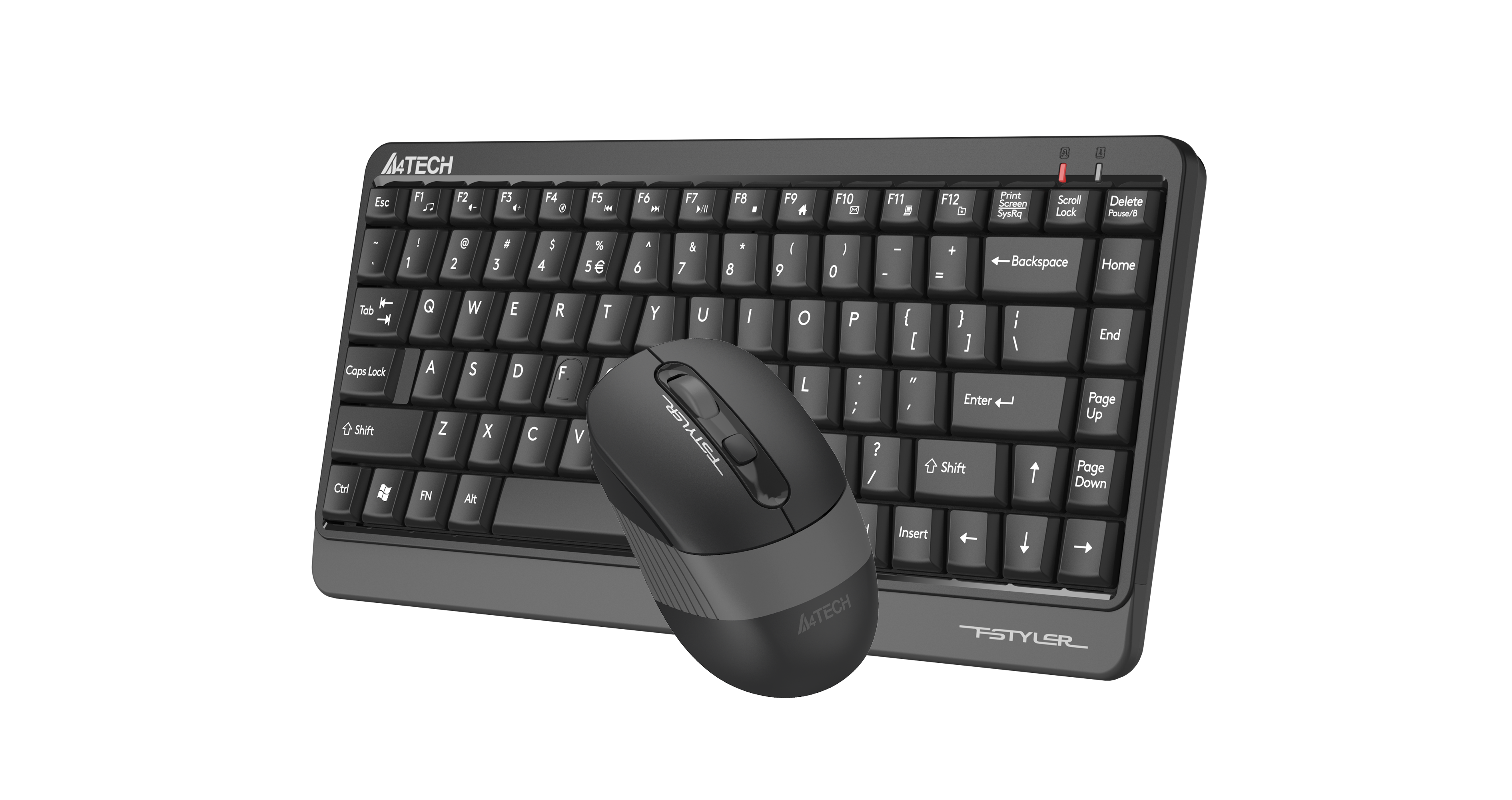 A4Tech FGS1110Q 2.4G Compact Wireless Desktop Set with smooth typing, precise mouse, and durable design in Pakistan