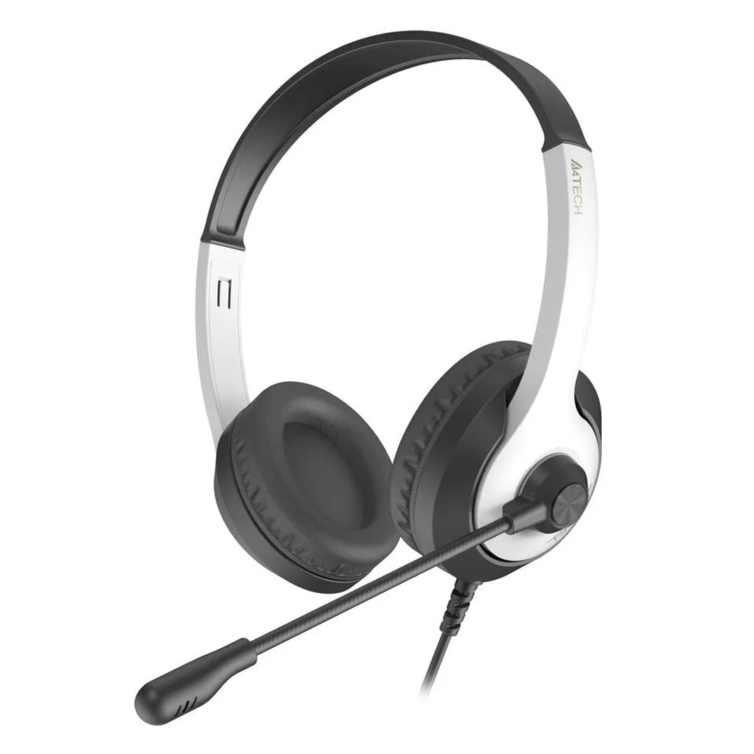A4Tech FH100U Stereo Headset with clear audio, noise-canceling microphone, and comfortable over-ear design in Pakistan