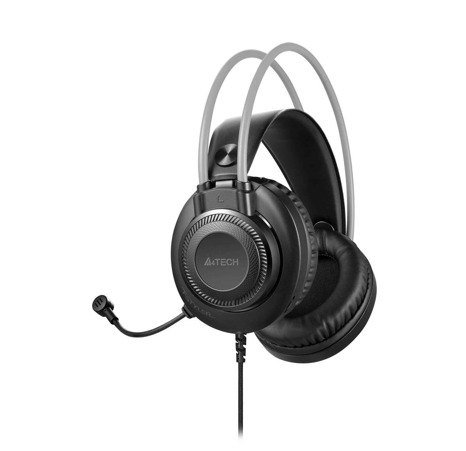 A4Tech FH200U Conference USB Over-Ear Headphone with clear audio, noise-canceling mic, and comfortable fit in Pakistan
