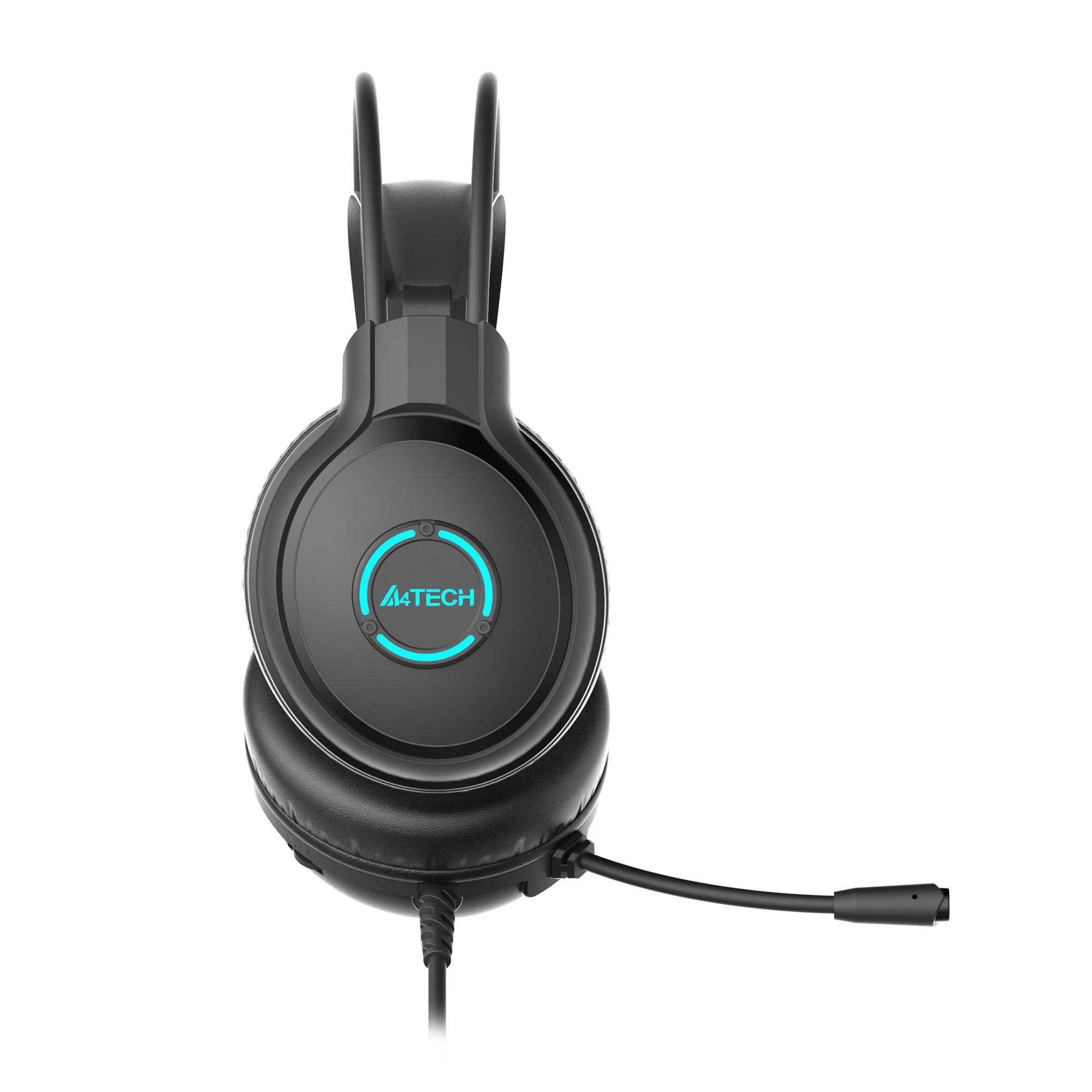 A4Tech FH300U Neon Illuminate USB Stereo Headset with vibrant lighting, clear sound, and noise-canceling mic in Pakistan