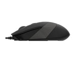 A4Tech FM10S 1600 DPI Optical Mouse Grey. Silent Click Wired Mouse Price in Pakistan.