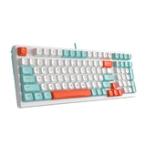 A4Tech FS300 Hot-Swappable Mechanical Keyboard Panda Snorkeling Edition with vibrant design and RGB lighting in Pakistan