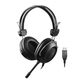 A4Tech HS-30 ComfortFit Stereo Headset with rich sound, adjustable mic, and soft ear cushions for comfort in Pakistan