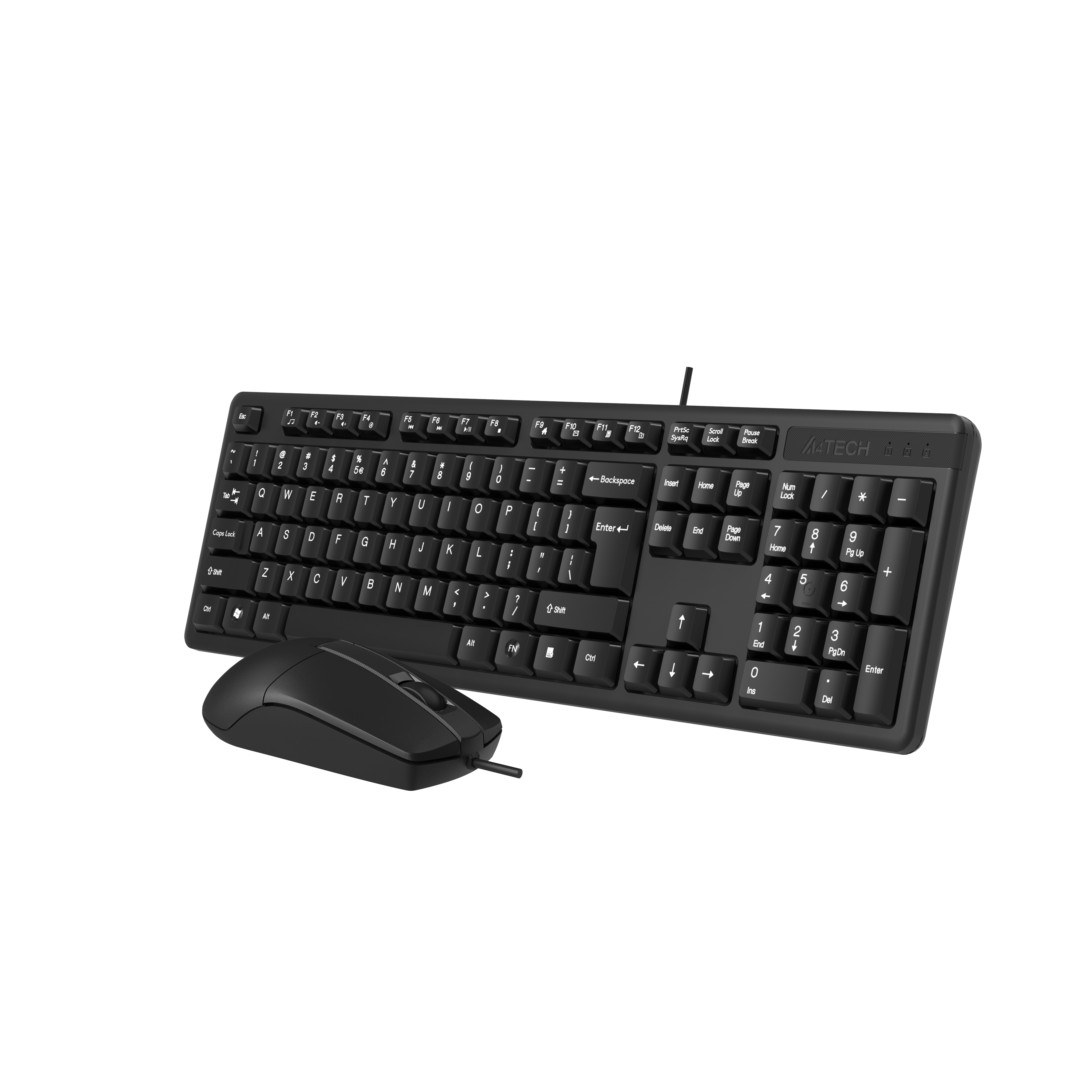 A4Tech KK-3330S Multimedia FN Desktop Set with comfortable keys, a precise mouse, and durable performance in Pakistan