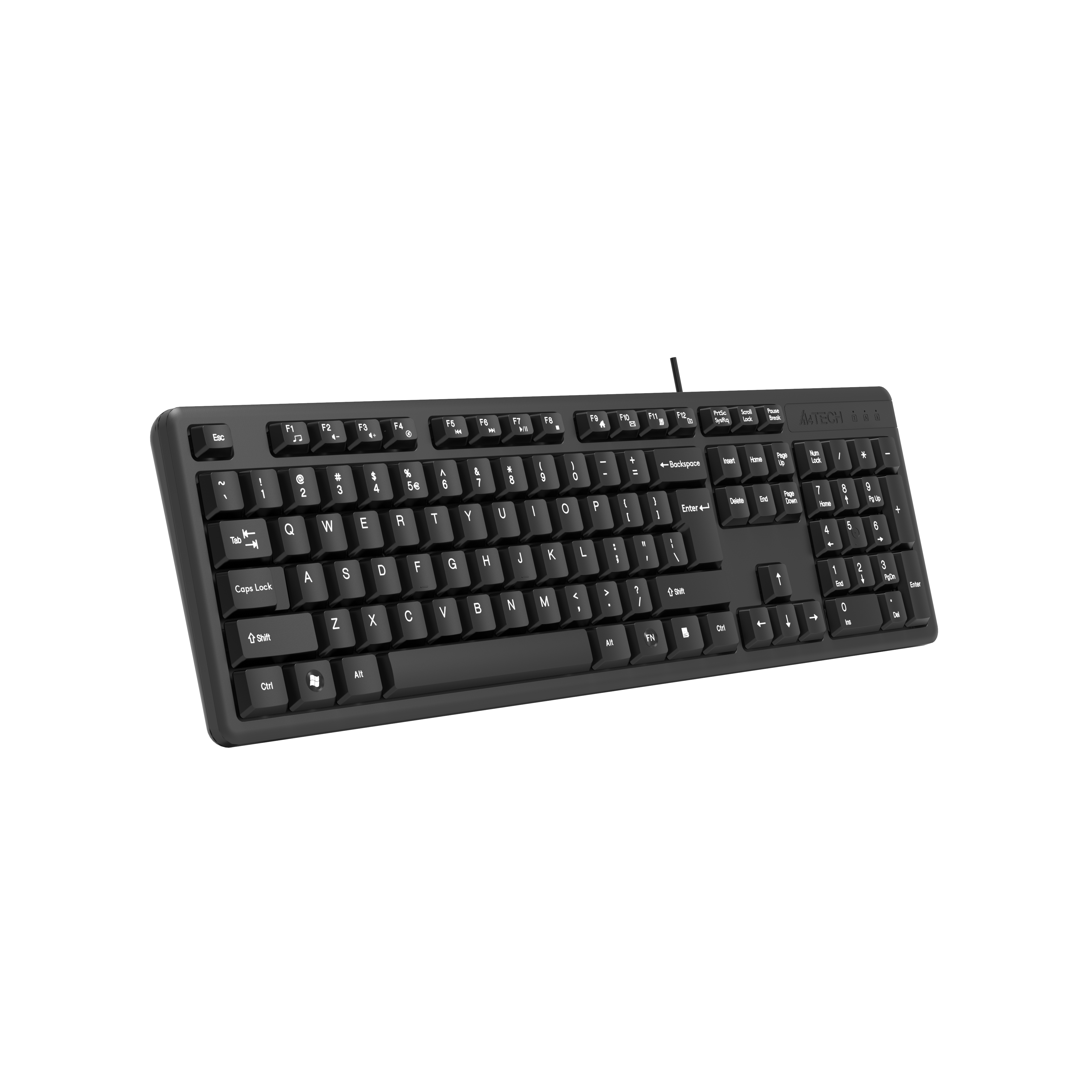 A4Tech KK-3 Multimedia FN Wired Keyboard. Comfortable Office Keyboard Price in Pakistan.