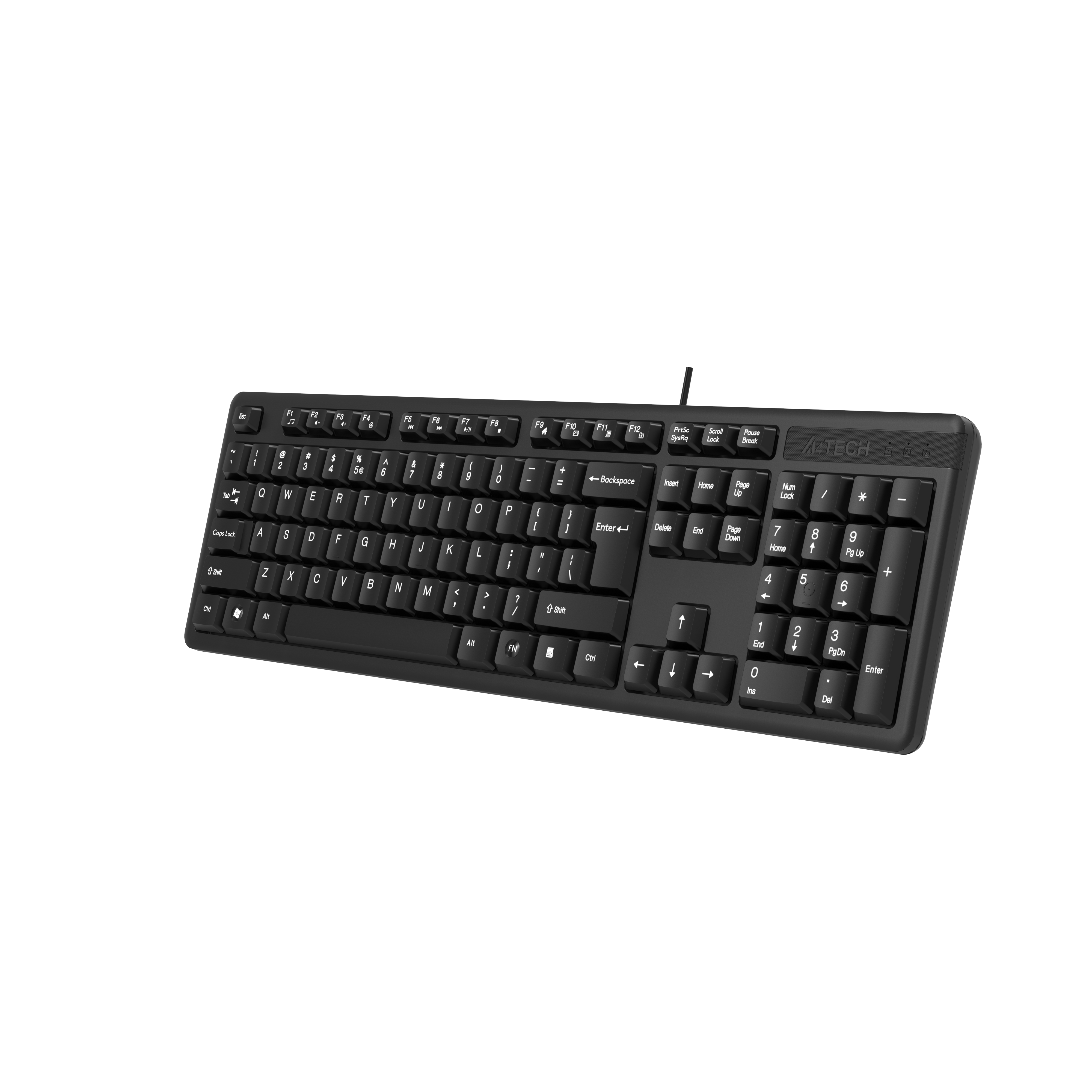 A4Tech KK-3 Multimedia FN Wired Keyboard. Comfortable Office Keyboard Price in Pakistan.