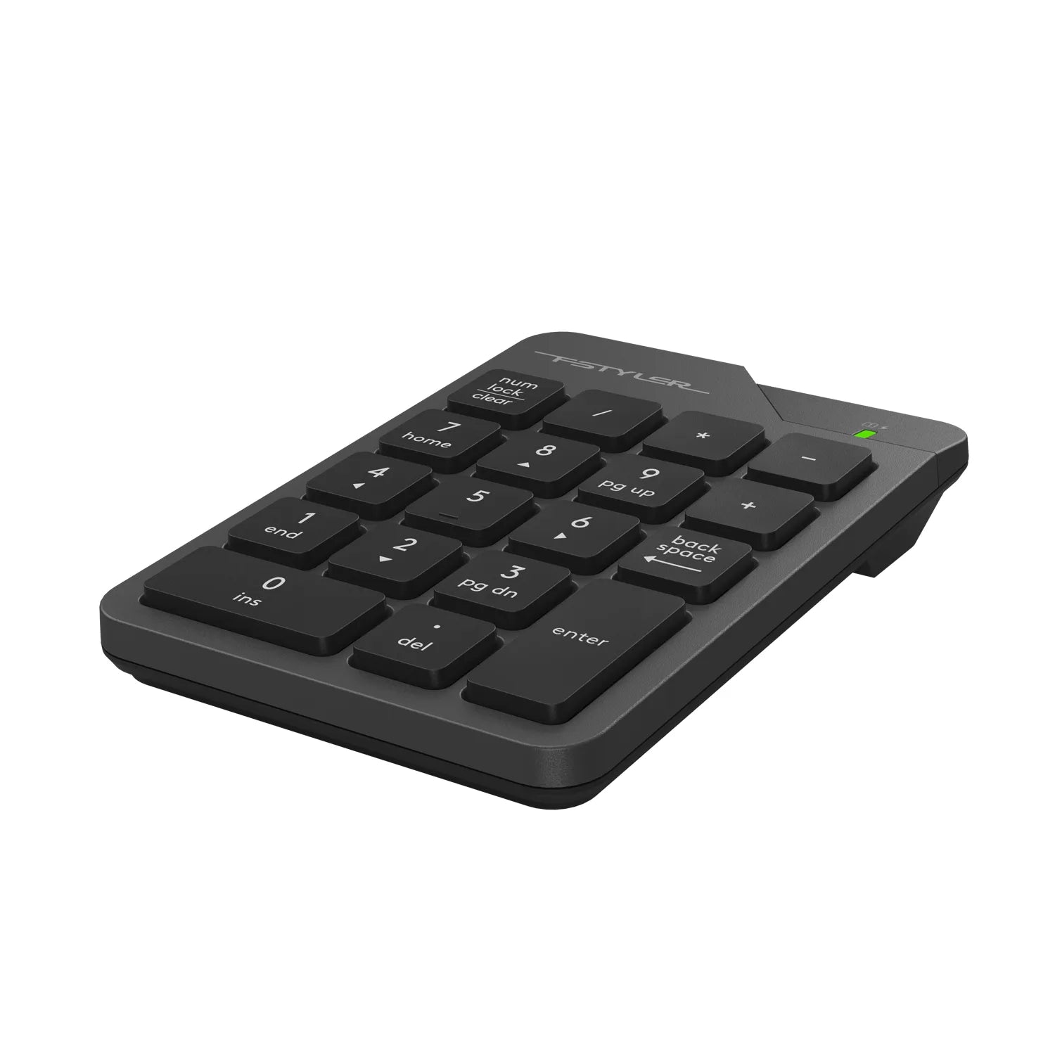 A4Tech FGK21C 2.4G Wireless Numeric Keypad with quiet keys, stable connection, and ergonomic design for comfort in Pakistan