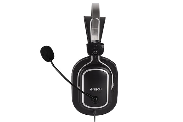 A4Tech HU-50 ComfortFit Stereo USB Headset with clear sound, noise-canceling mic, and comfortable fit in Pakistan
