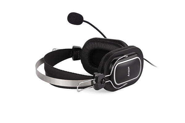 A4Tech HU-50 ComfortFit Stereo USB Headset with clear sound, noise-canceling mic, and comfortable fit in Pakistan