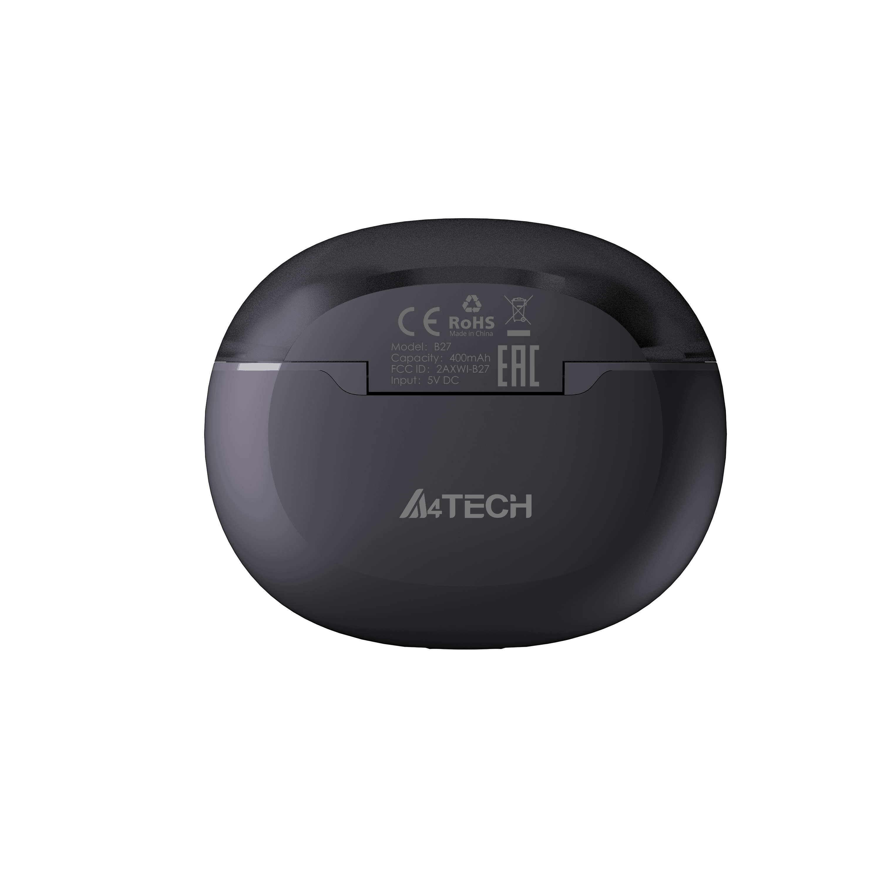 A4Tech B27 True Wireless Earphones Black with deep bass, clear sound, and stable Bluetooth connectivity in Pakistan