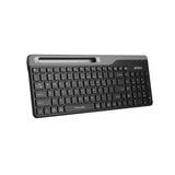 A4Tech FBK25 QuietKey Bluetooth & 2.4G Wireless Keyboard with silent keys, slim design, and smooth typing in Pakistan