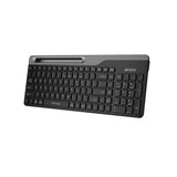 A4Tech FBK25 QuietKey Bluetooth & 2.4G Wireless Keyboard with silent keys, slim design, and smooth typing in Pakistan