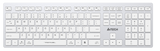 A4Tech FBX50C Bluetooth 2.4G Wireless Keyboard White. Slim Dual Mode Keyboard Price in Pakistan.
