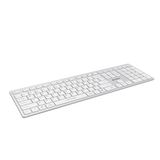 A4Tech FBX50C Bluetooth 2.4G Wireless Keyboard White. Slim Dual Mode Keyboard Price in Pakistan.