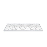 A4Tech FBX51C Bluetooth & 2.4G Wireless Keyboard White with silent keys, elegant design, and seamless typing in Pakistan