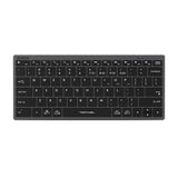 A4Tech FBX51C Bluetooth & 2.4G Wireless Keyboard Black with quiet keys, sleek design, and smooth performance in Pakistan