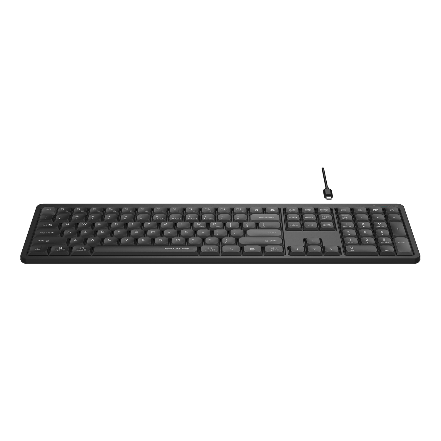 A4Tech FBX55C Bluetooth & 2.4G Wireless Keyboard with smooth typing, dual connectivity, and compact design in Pakistan