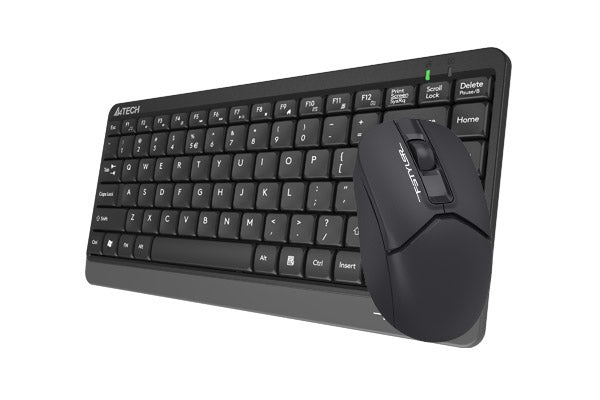 A4Tech FG1112S 2.4G Compact Desktop Set Black with smooth typing, precise mouse, and durable design in Pakistan
