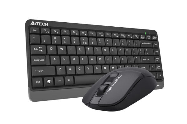 A4Tech FG1112S 2.4G Compact Desktop Set Black with smooth typing, precise mouse, and durable design in Pakistan