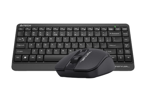 A4Tech FG1112S 2.4G Compact Desktop Set Black with smooth typing, precise mouse, and durable design in Pakistan