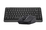 A4Tech FG1112S 2.4G Compact Desktop Set Black with smooth typing, precise mouse, and durable design in Pakistan