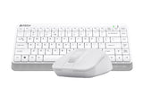 A4Tech FG1112S 2.4G Compact Desktop Set White with quiet keys, an accurate mouse, and an elegant look for users in Pakistan