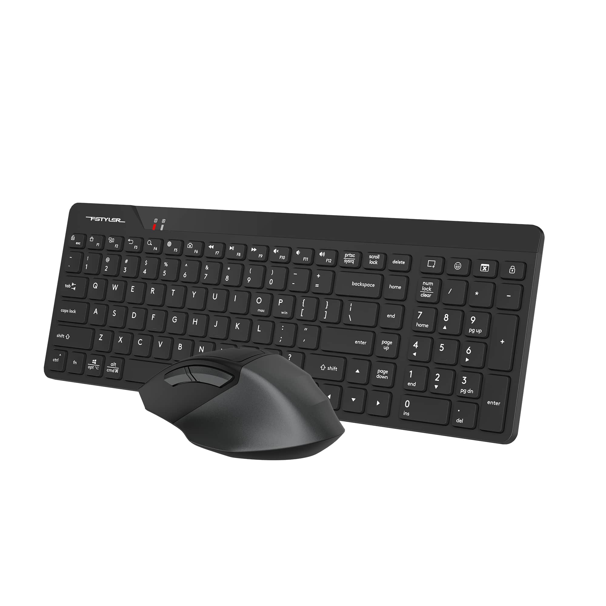A4Tech FG2400 Air2 2.4G Wireless QuietKey Combo Set with silent keys, smooth control, and durable design in Pakistan