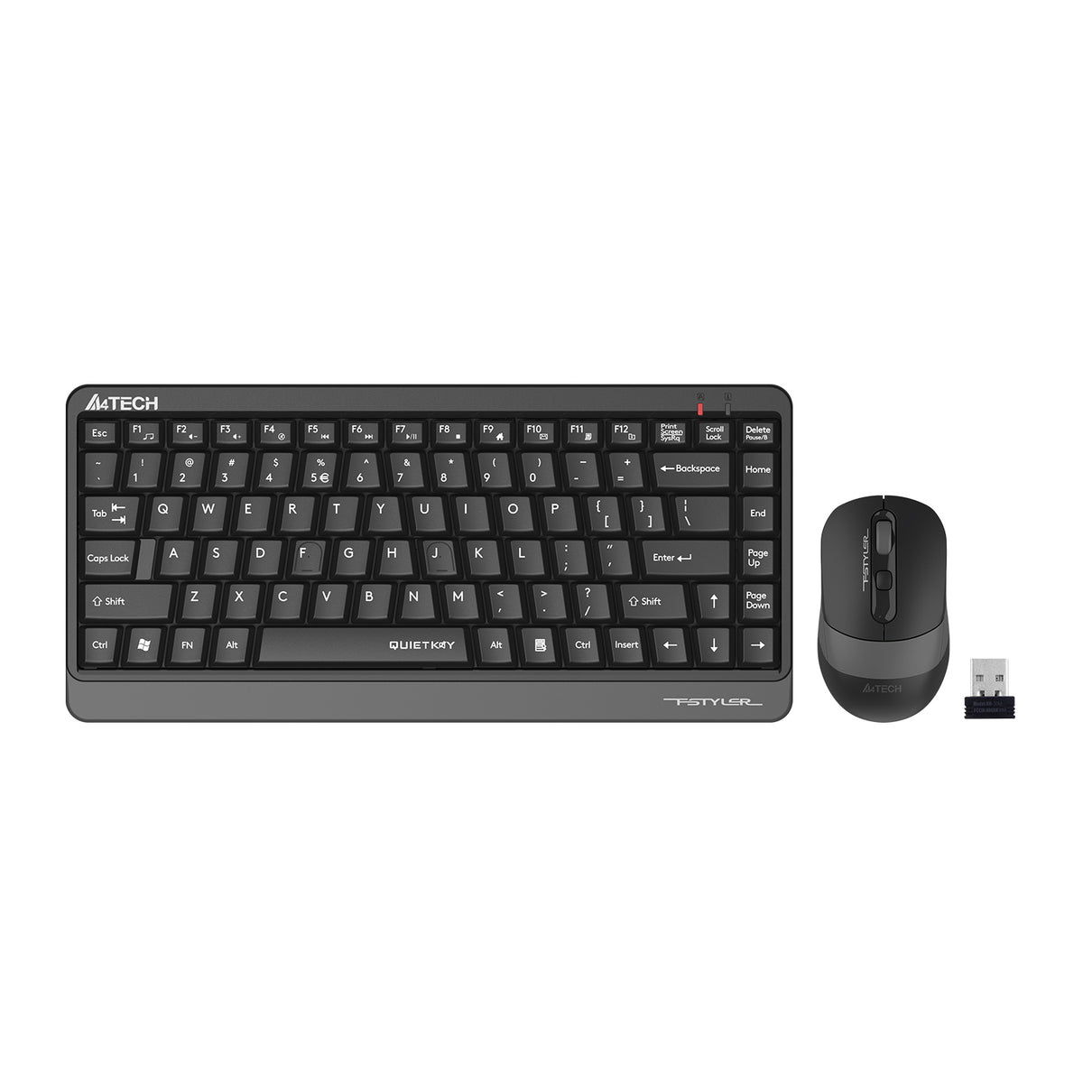 A4Tech FGS1110Q 2.4G Compact Wireless Desktop Set with smooth typing, precise mouse, and durable design in Pakistan