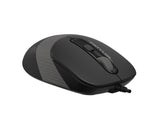 A4Tech FM10S 1600 DPI Optical Mouse Grey. Silent Click Wired Mouse Price in Pakistan.