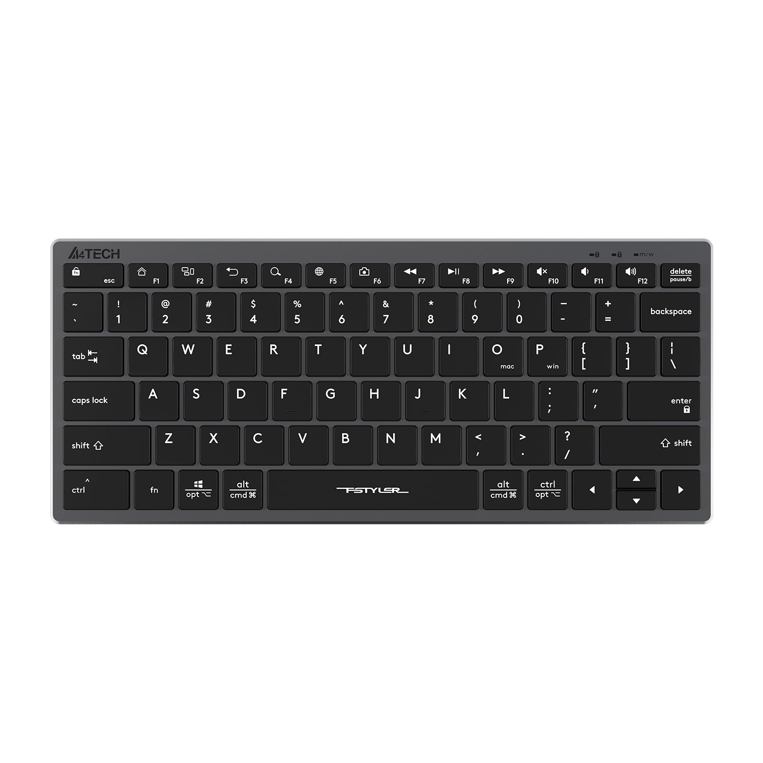 A4Tech FX51 Scissor Switch Compact Keyboard with low-profile keys, smooth typing, and slim design for comfort in Pakistan