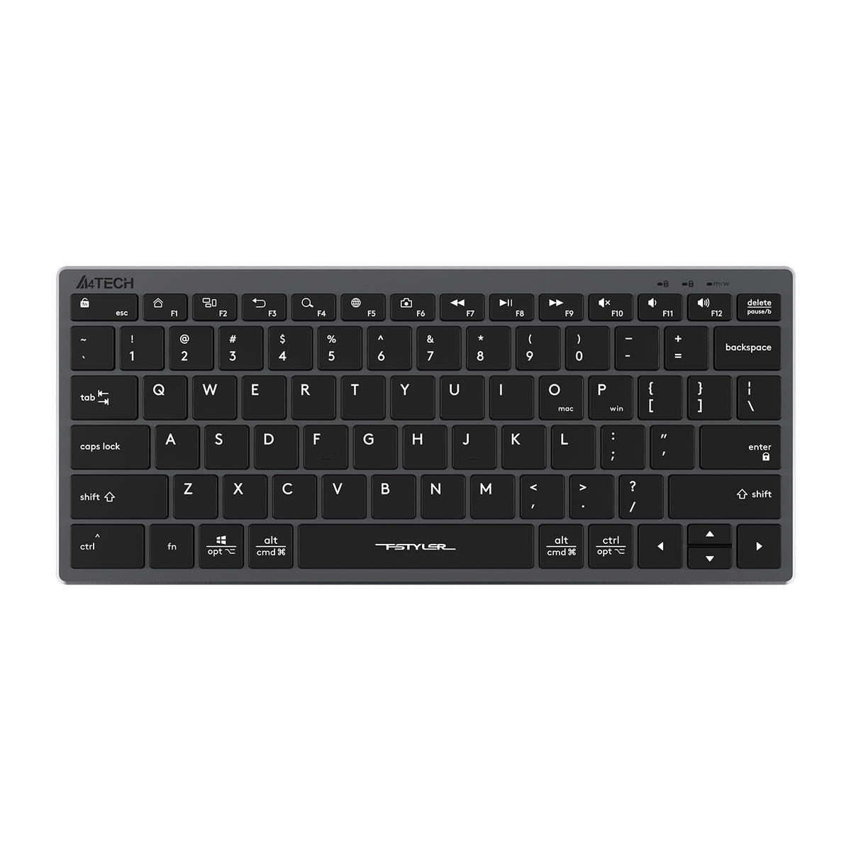 A4Tech FX51 Scissor Switch Compact Keyboard with low-profile keys, smooth typing, and slim design for comfort in Pakistan