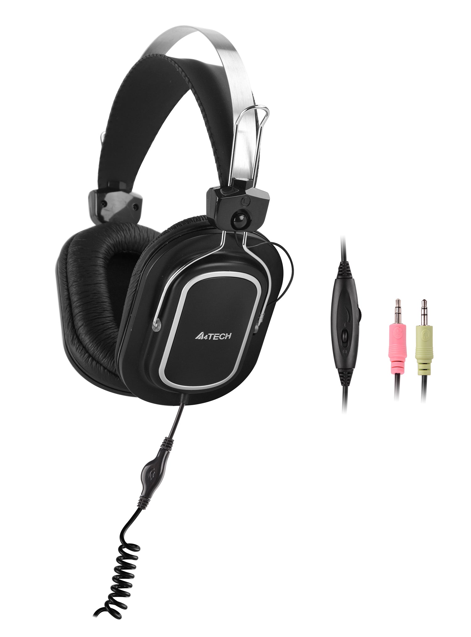 A4Tech HS-50 ComfortFit Stereo Headset with clear sound, noise-canceling mic, and comfortable over-ear design in Pakistan